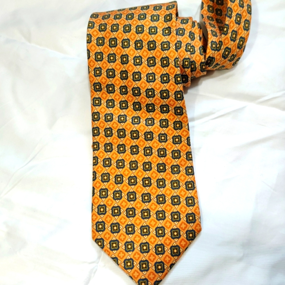 Burberry Silk Geometric Neck Tie, NWOT